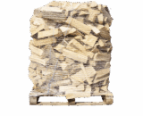 Buchen Brennholz Premium 33cm, rindenfrei auf Palette im Netz, ca. 1,6 srm / 1rm, 500 kg