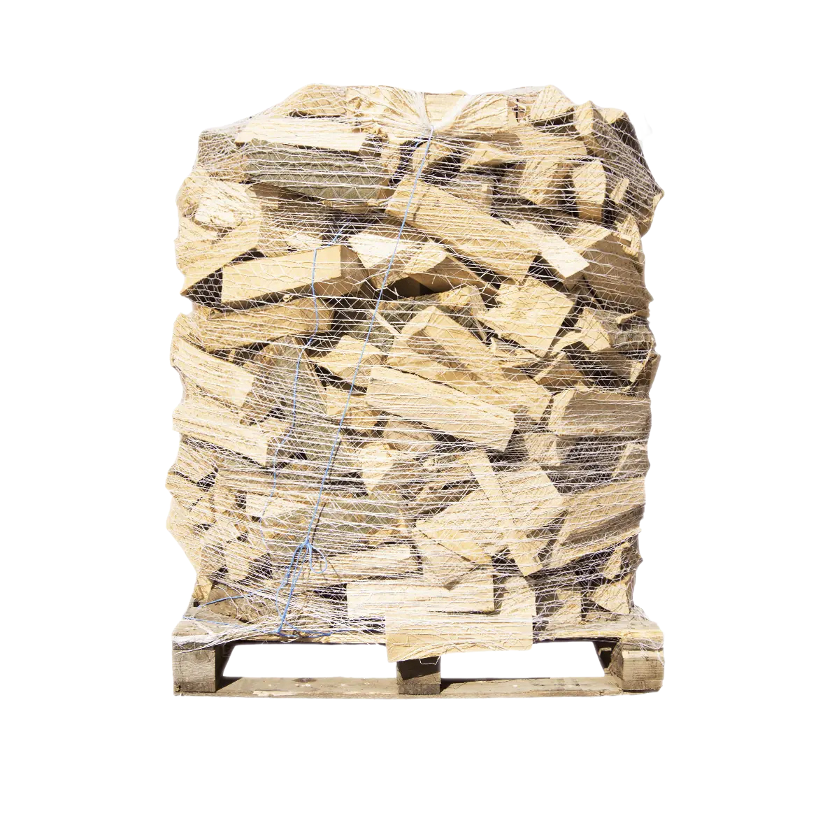 Buchen Brennholz Premium 33cm, rindenfrei auf Palette im Netz, ca. 1,6 srm / 1rm, 500 kg