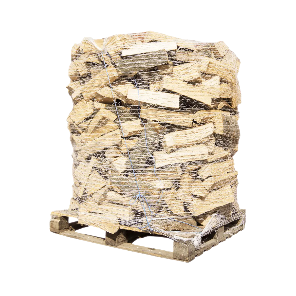 Buchen Brennholz Premium 33cm, rindenfrei auf Palette im Netz, ca. 1,6 srm / 1rm, 500 kg – Bild 2