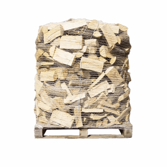 Buchen Premium Brennholz 25cm, rindenfrei auf Palette im Netz, ca. 1,6 srm / 1rm, 500 kg