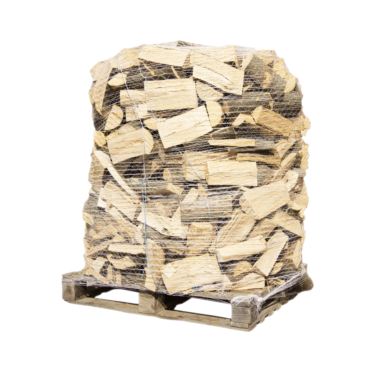 Buchen Premium Brennholz 25cm, rindenfrei auf Palette im Netz, ca. 1,6 srm / 1rm, 500 kg – Bild 2