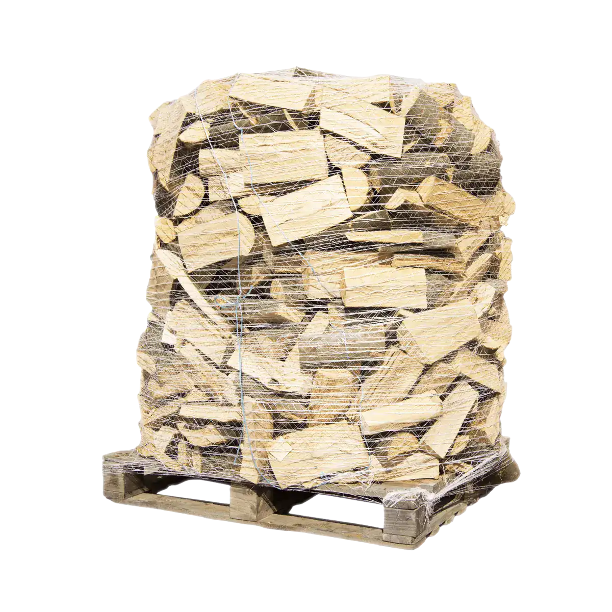 Buchen Premium Brennholz 25cm, rindenfrei auf Palette im Netz, ca. 1,6 srm / 1rm, 500 kg – Bild 2
