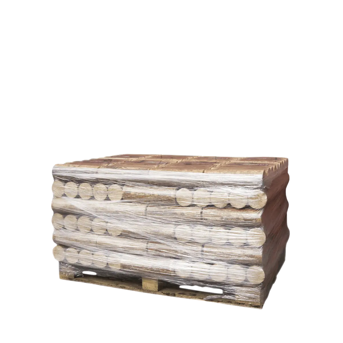 Holzbriketts ÖkoMcBrix Klassik PLUS Palette 480 kg ( Halbe Palette ) – Bild 2