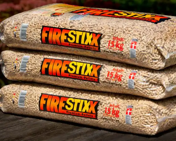 Firestixx Premium Pellets DINplus/ENPlus A1 - Palette (66Sack) 990kg – Bild 2