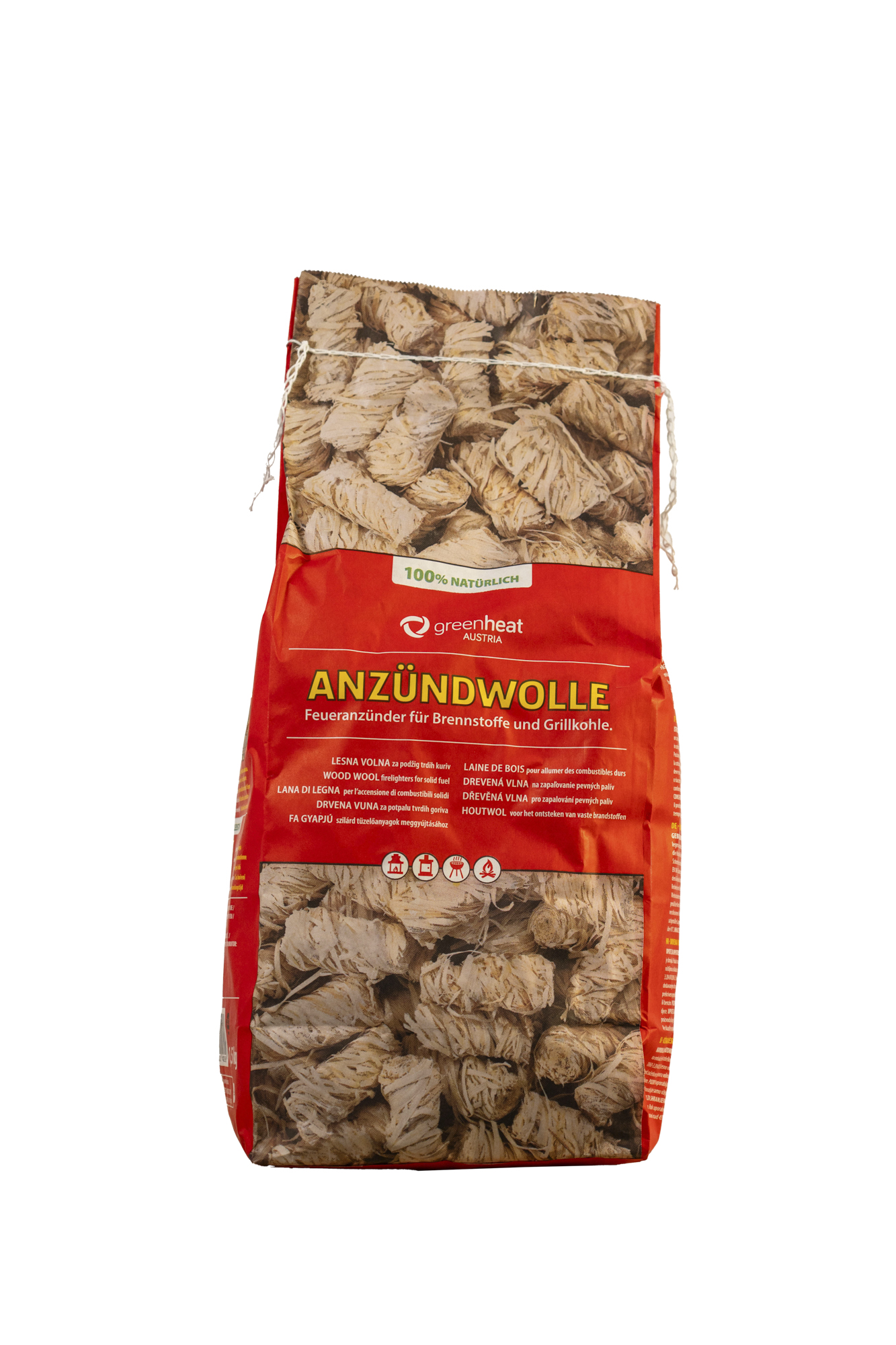 Holzwolle - Feuer & Kaminanzünder Karton - 1,5kg