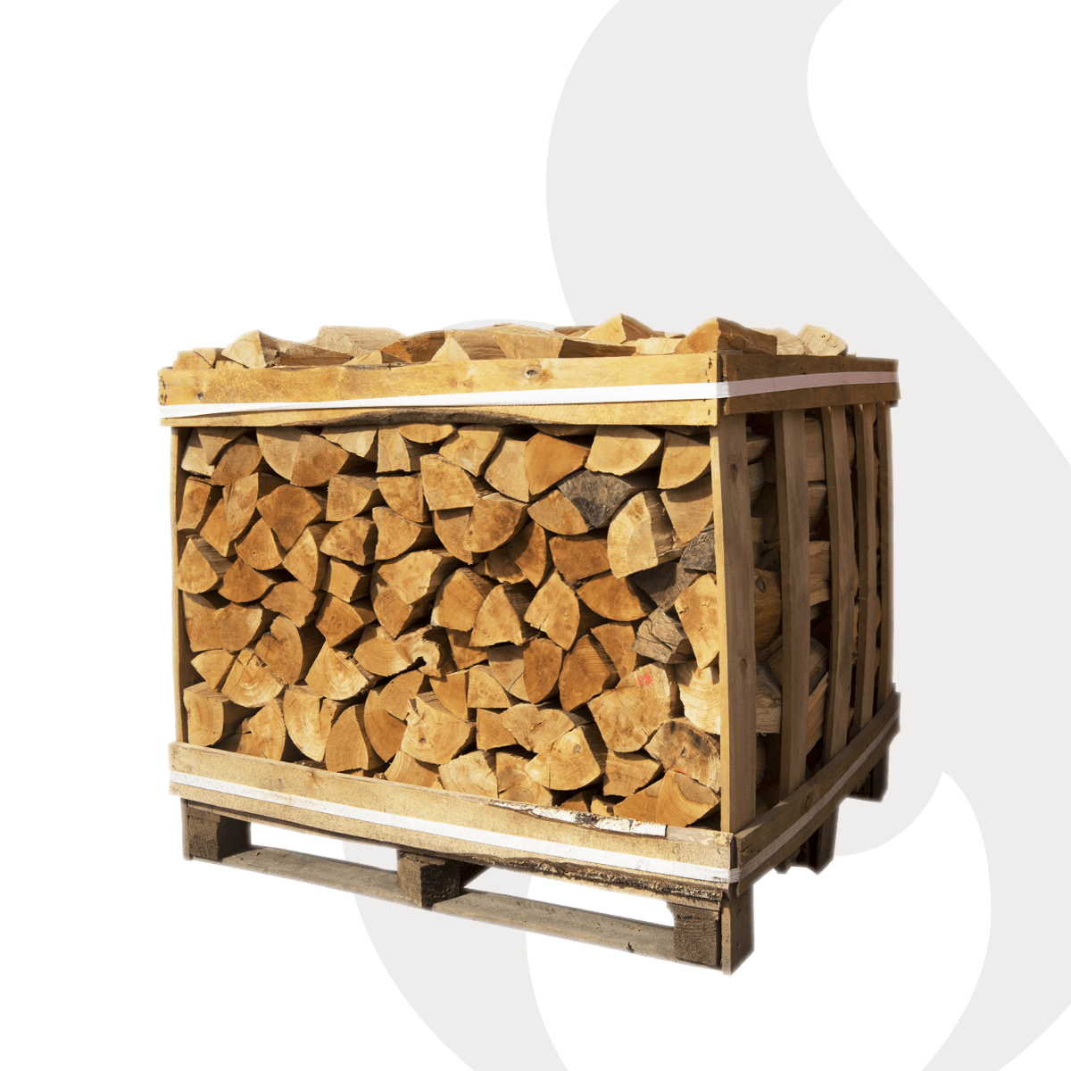 Premium Eschenholz 25 cm, auf Palette gestapelt, 1 rm / 1,6 srm - 500 kg – Bild 2